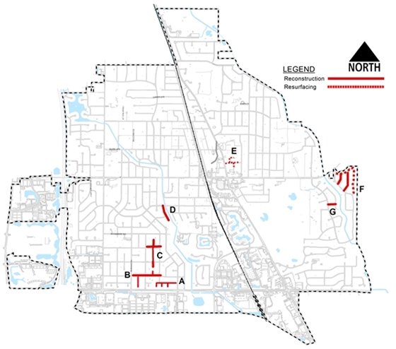 Road Construction Map