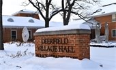 Photo of snow at Village Hall