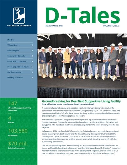 Front page of D-Tales newsletter