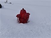 Fire hydrant in the snow