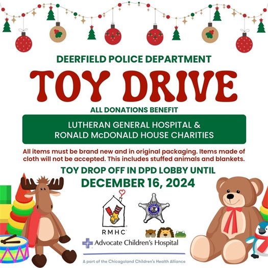 Police Department Toy Drive Poster