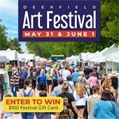 Photo of people shopping at the art festival