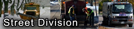 Collage of Street workers and road photos